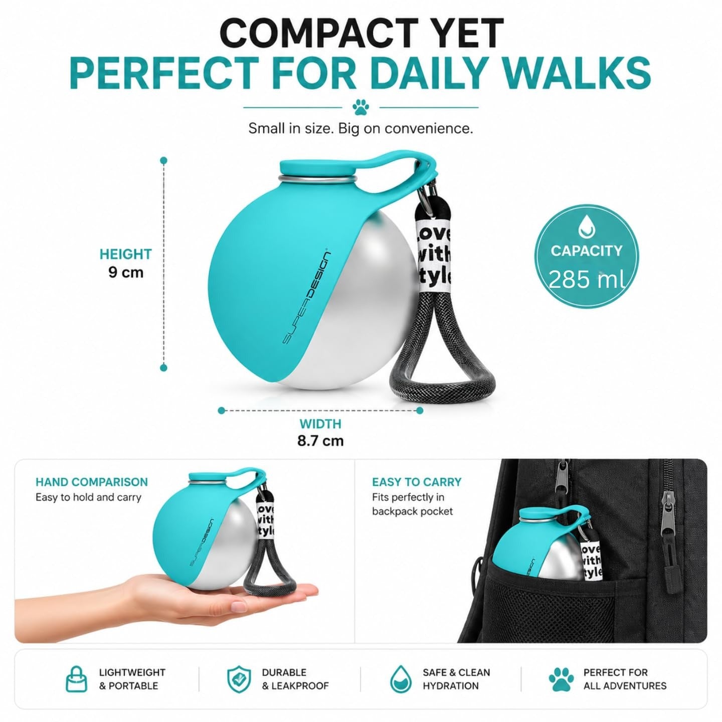 Portable Dog Water Bottle